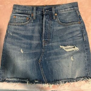 Levis denim skirt